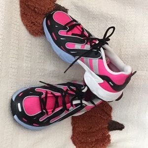 Adidas pink-black-lt blue